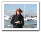 Pam in Torquay harbour